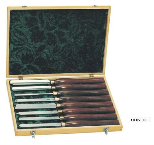 Flat Punch Wood Lathe Tool Sets Butt Chisel Wood Turning Lathe Machine 0