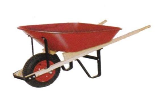 CE Certification Garden Machine Tools 0.6mm 5 Cuft Steel Wheel Barrow