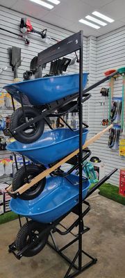 CE Certification Garden Machine Tools 0.6mm 5 Cuft Steel Wheel Barrow