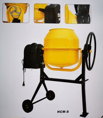 Rotor Type Electric Concrete Mixer Machine 650W With Drum Mouth
