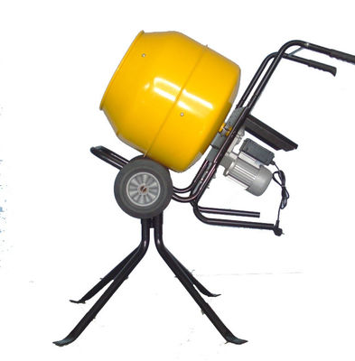 120L Wheel Barrow Cement Mixer Gasoline Concrete Mixer With Cast Iron Gear
