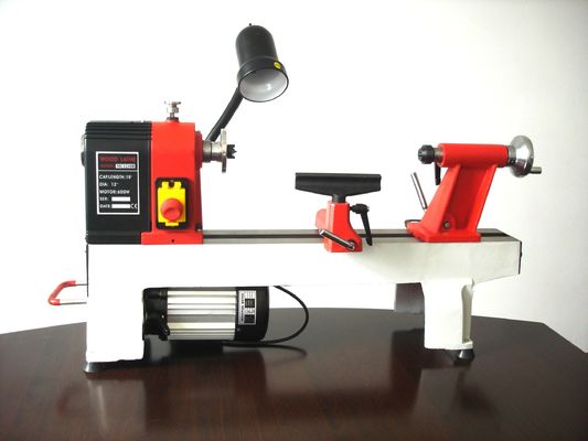 250W Cylindrical Mini Wood Carving Tools Bicolor Mini Wood Lathe