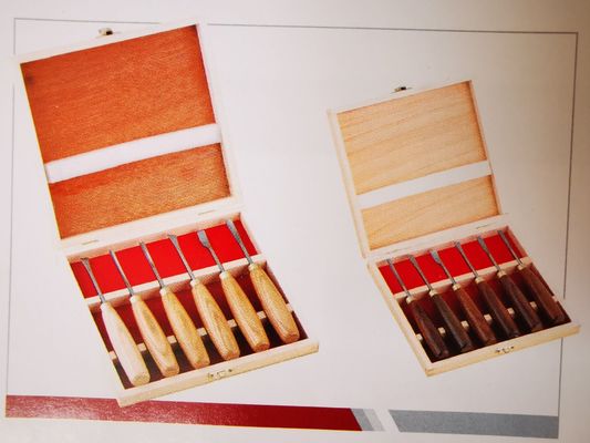 Wooden Handle Material Wood Lathe Tool Sets  SGS Carving Chisel