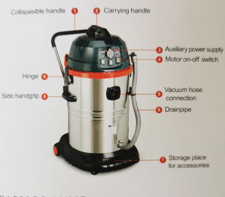 15L Stainless Steel Electric Floor Cleaning Machine Single Phase