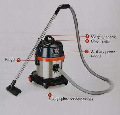Double Stage Vacuum Cleaner Dust Collector 25L ROHS Certificate