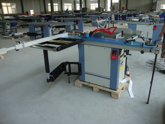 Adjustable Speed Wood Pressing Machine 30mm Sliding Table Panel Saw