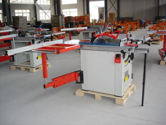 Adjustable Speed Wood Pressing Machine 30mm Sliding Table Panel Saw