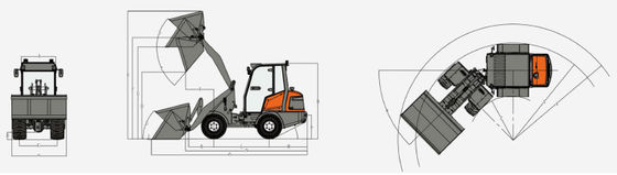 Intelligent Electronic Control System Fully Hydraulic Loader
