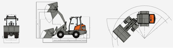 Self-Locking Hydraulic Valves Fully Hydraulic Loader